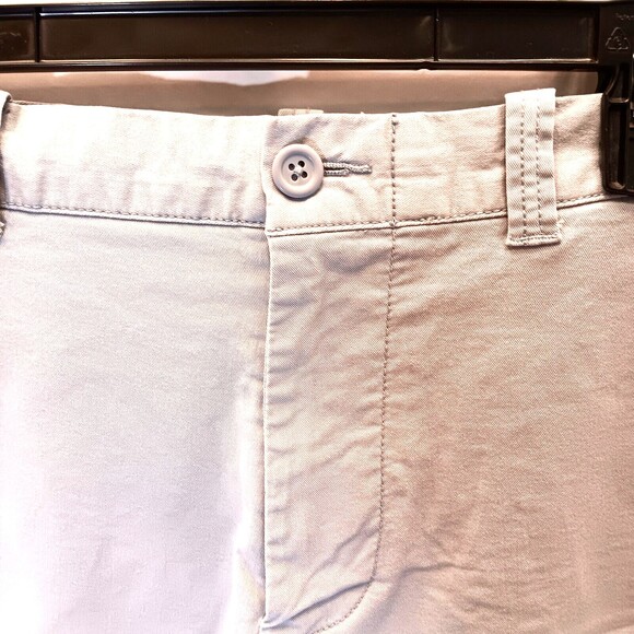 J. Crew Shorts Men 34W Light Blue/Gray Flex Chino Flat Front 9" Golf Preppy - Picture 4 of 8